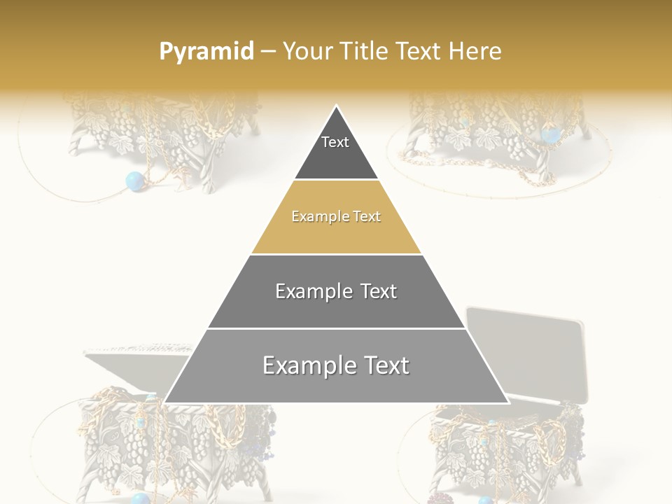 Golden Diamond Filling PowerPoint Template