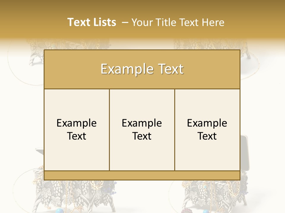 Golden Diamond Filling PowerPoint Template