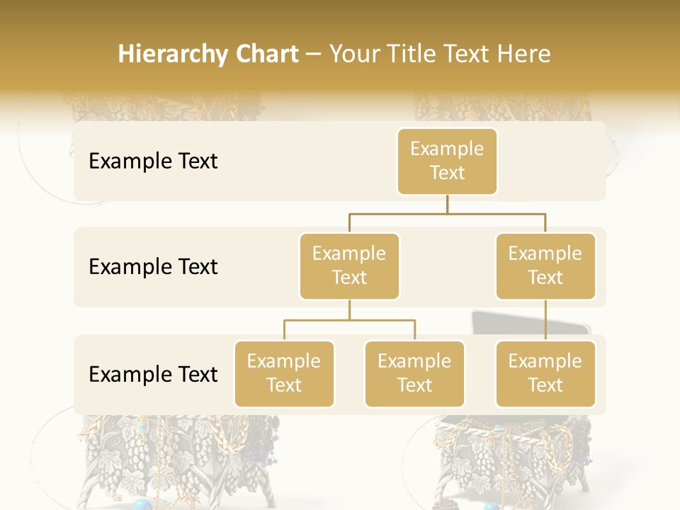 Golden Diamond Filling PowerPoint Template