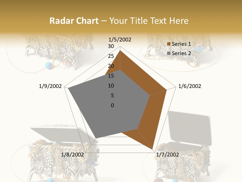 Golden Diamond Filling PowerPoint Template