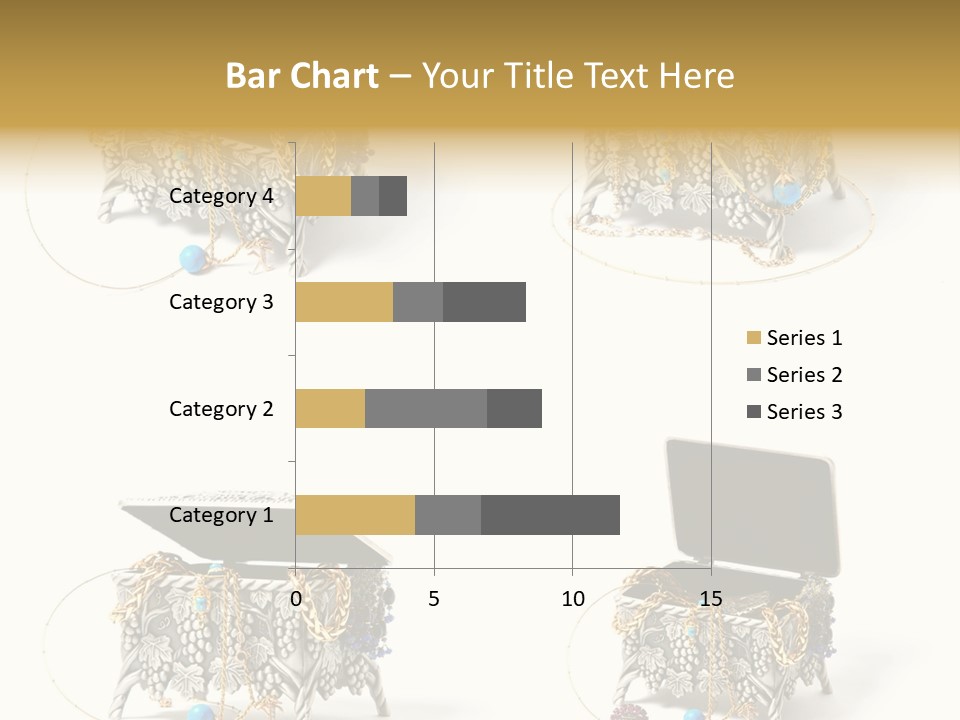 Golden Diamond Filling PowerPoint Template