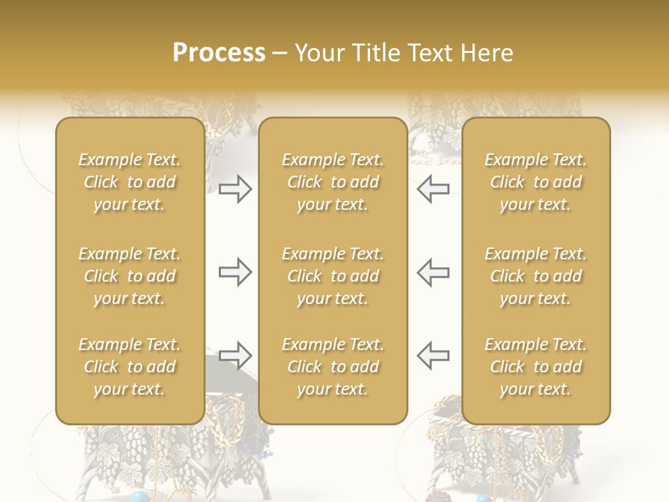 Golden Diamond Filling PowerPoint Template