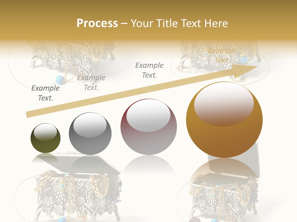 Golden Diamond Filling PowerPoint Template