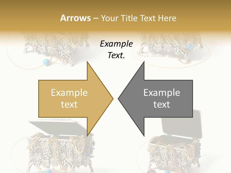 Golden Diamond Filling PowerPoint Template