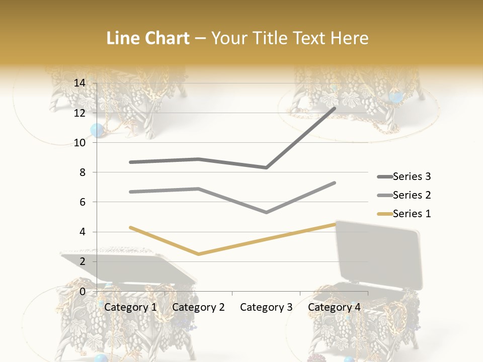 Golden Diamond Filling PowerPoint Template