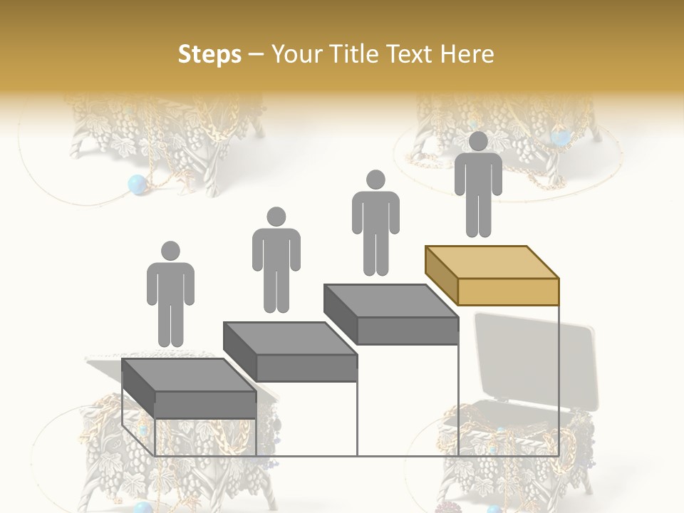Golden Diamond Filling PowerPoint Template