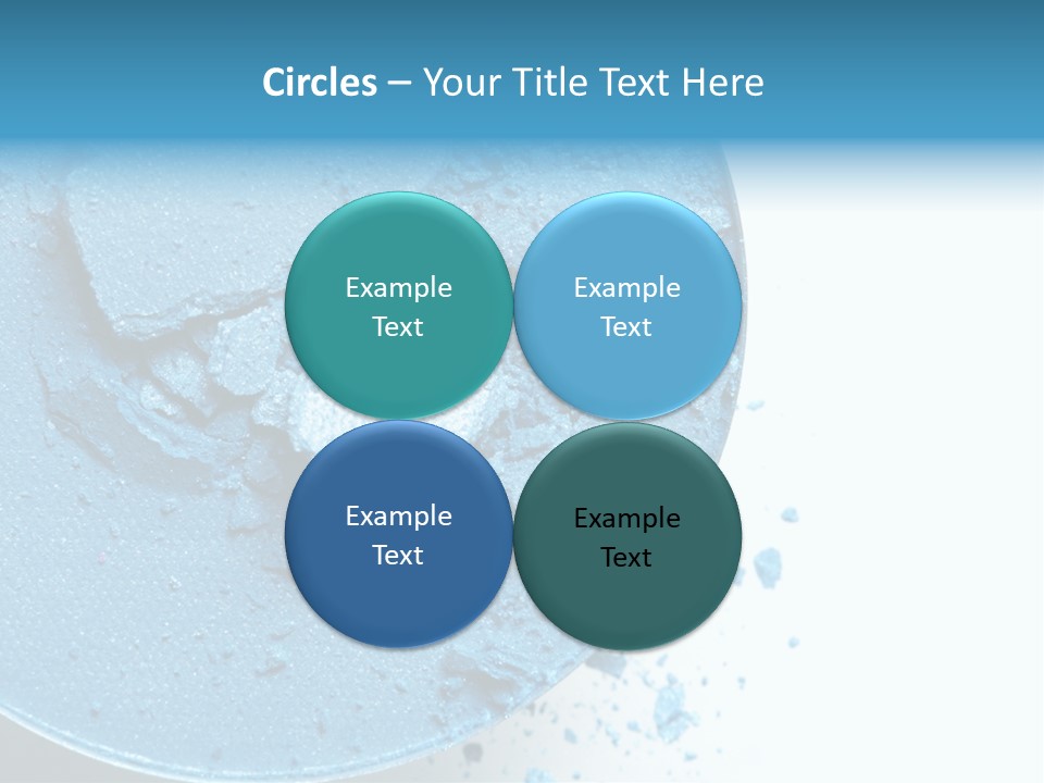 Crushed Eyeshadow PowerPoint Template