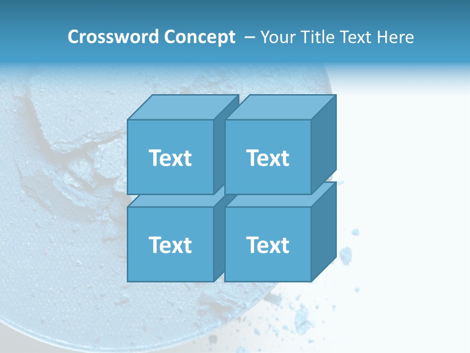 Crushed Eyeshadow PowerPoint Template