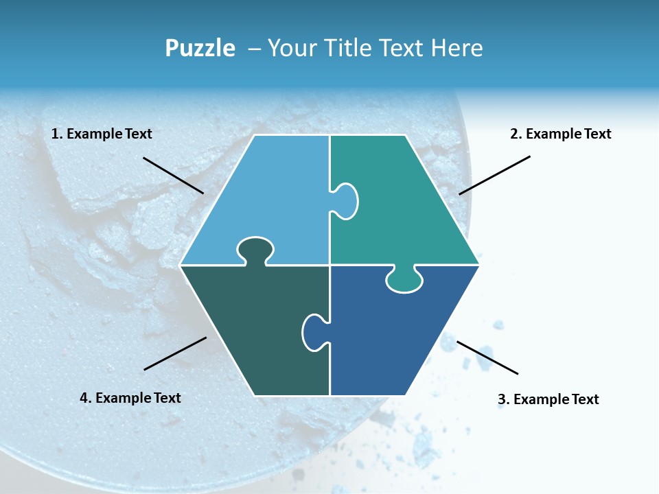 Crushed Eyeshadow PowerPoint Template