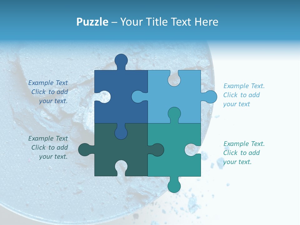 Crushed Eyeshadow PowerPoint Template