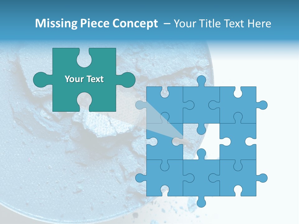 Crushed Eyeshadow PowerPoint Template