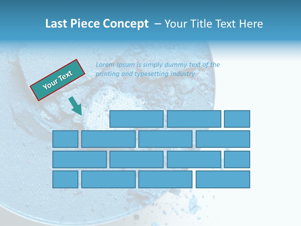 Crushed Eyeshadow PowerPoint Template