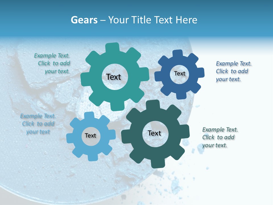 Crushed Eyeshadow PowerPoint Template