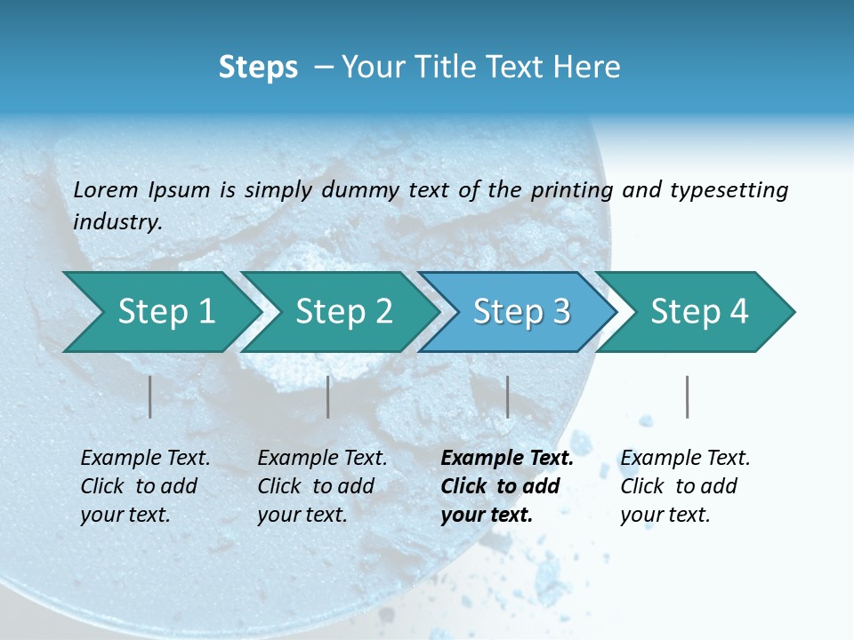 Crushed Eyeshadow PowerPoint Template