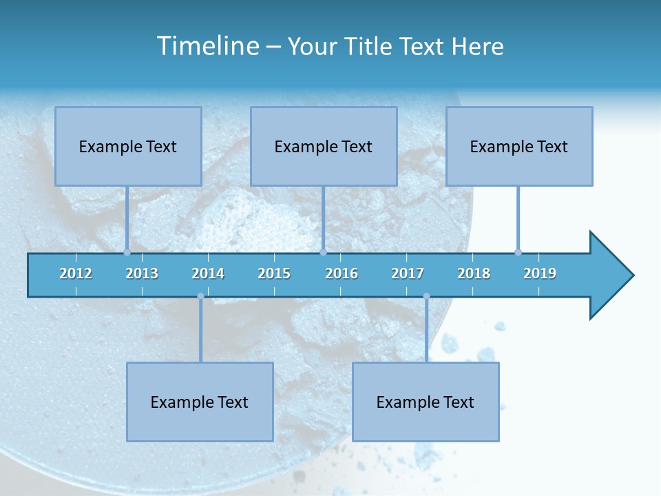 Crushed Eyeshadow PowerPoint Template