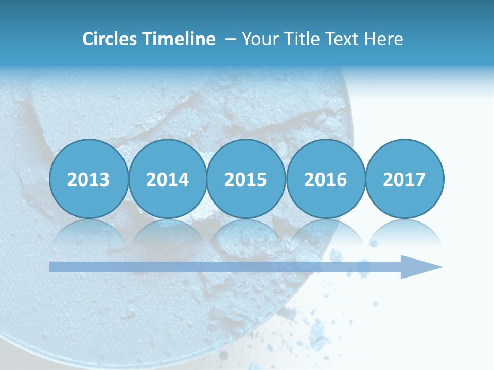 Crushed Eyeshadow PowerPoint Template