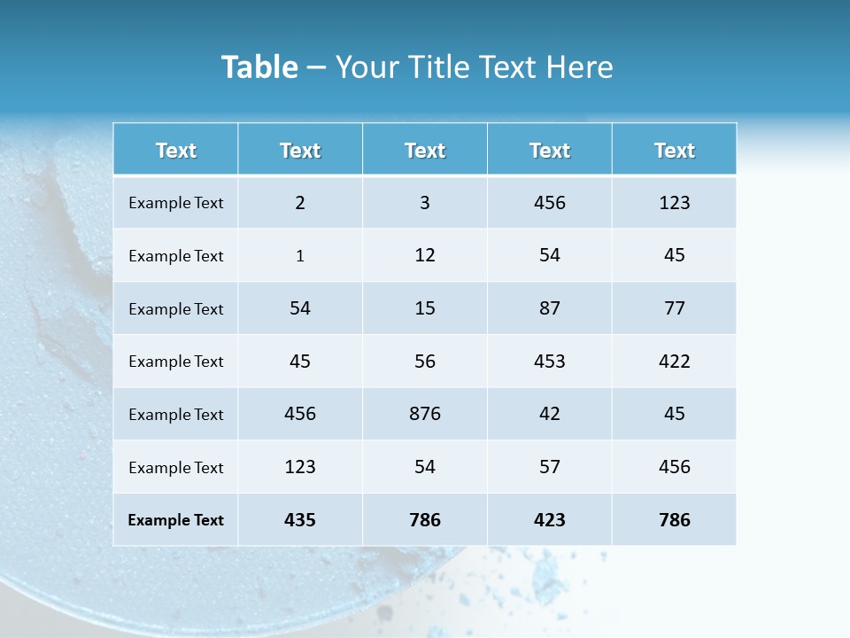 Crushed Eyeshadow PowerPoint Template