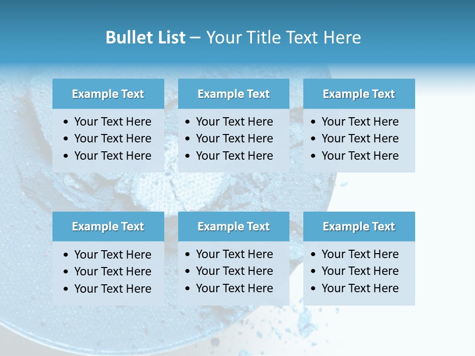 Crushed Eyeshadow PowerPoint Template