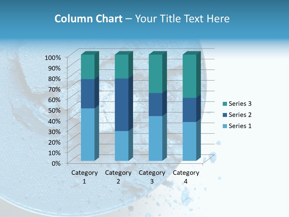 Crushed Eyeshadow PowerPoint Template