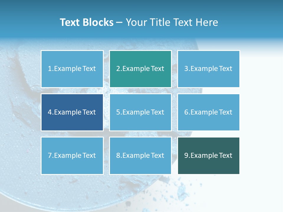 Crushed Eyeshadow PowerPoint Template