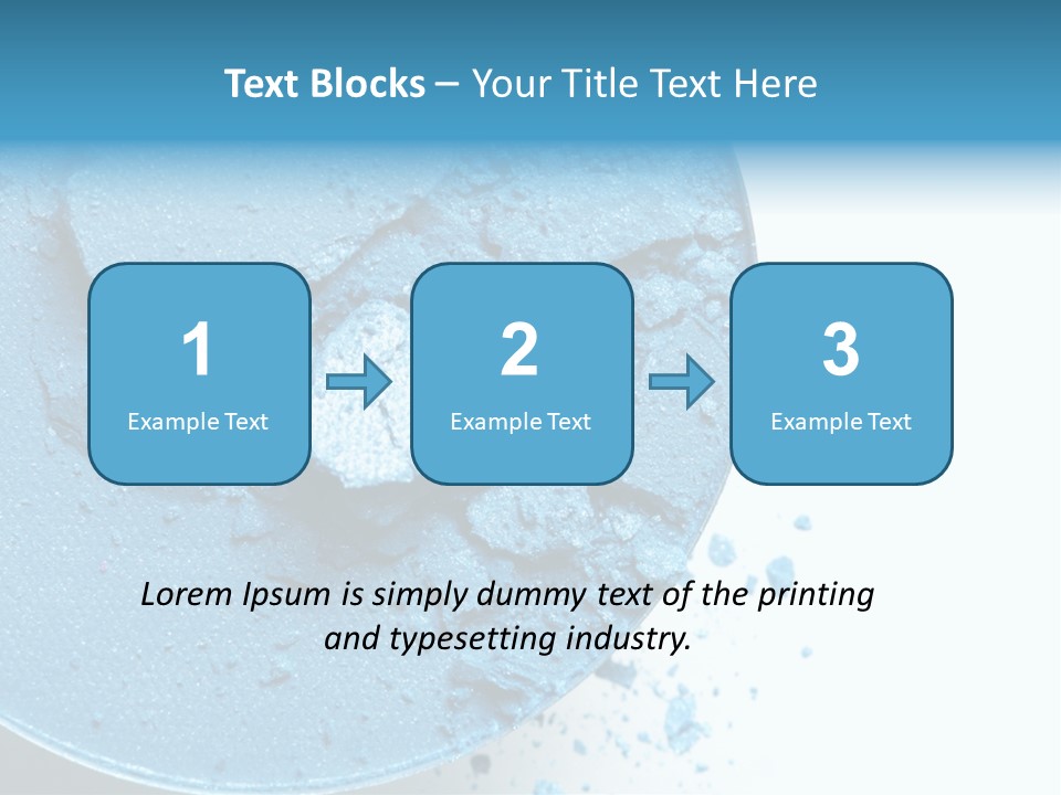 Crushed Eyeshadow PowerPoint Template