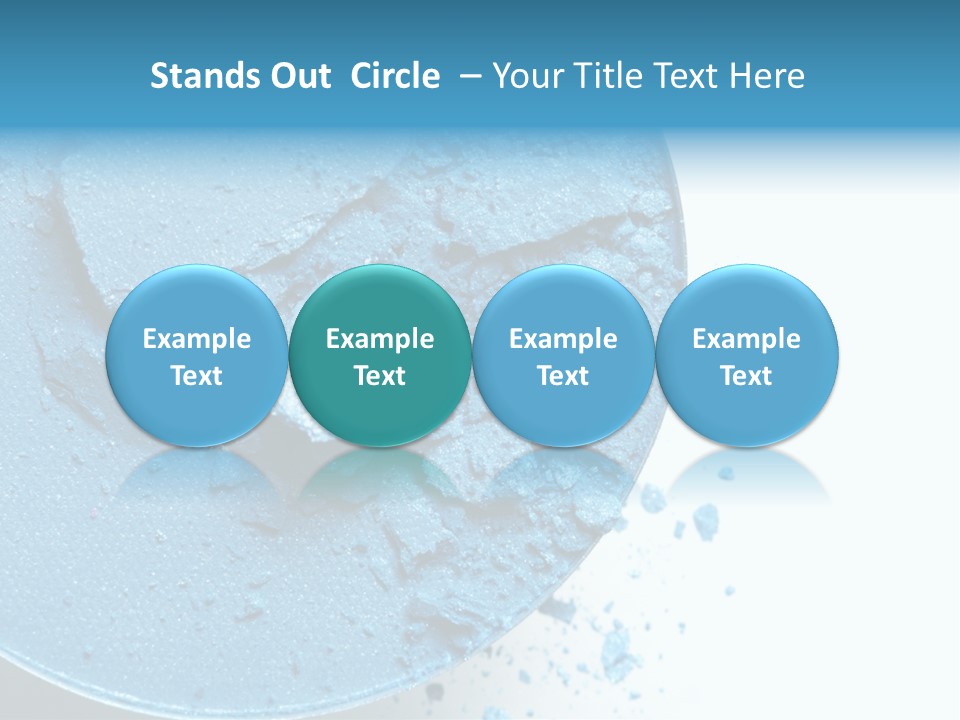 Crushed Eyeshadow PowerPoint Template