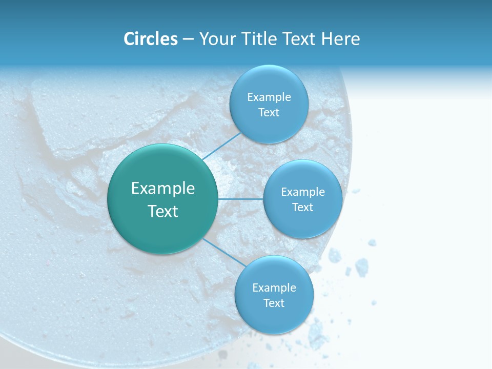 Crushed Eyeshadow PowerPoint Template