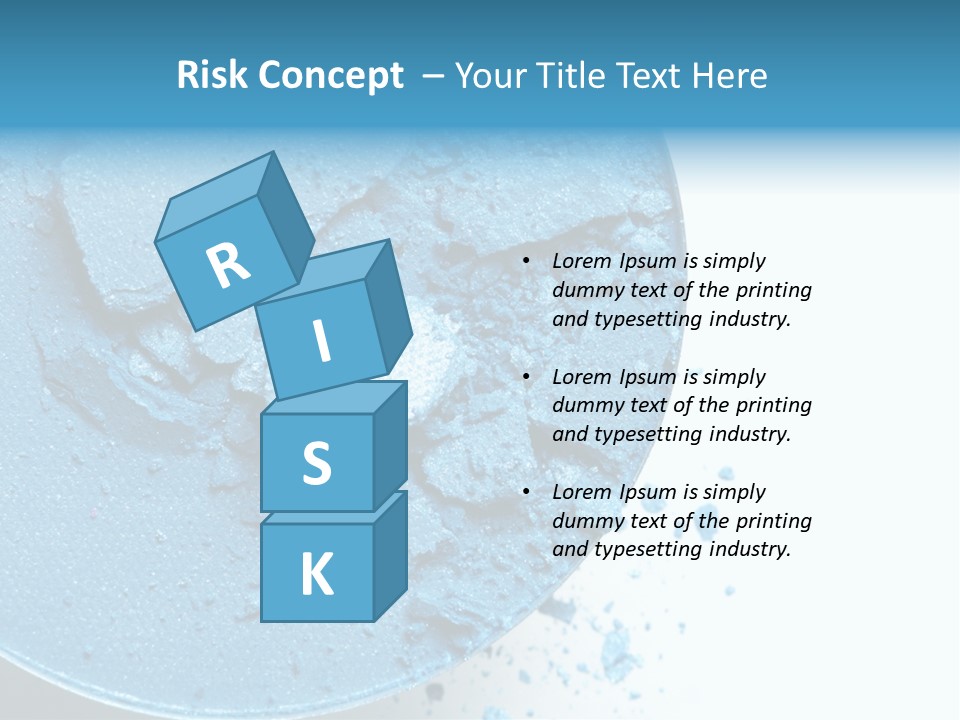 Crushed Eyeshadow PowerPoint Template