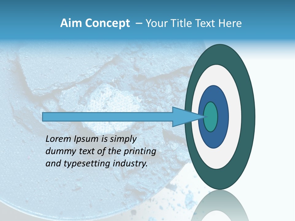 Crushed Eyeshadow PowerPoint Template