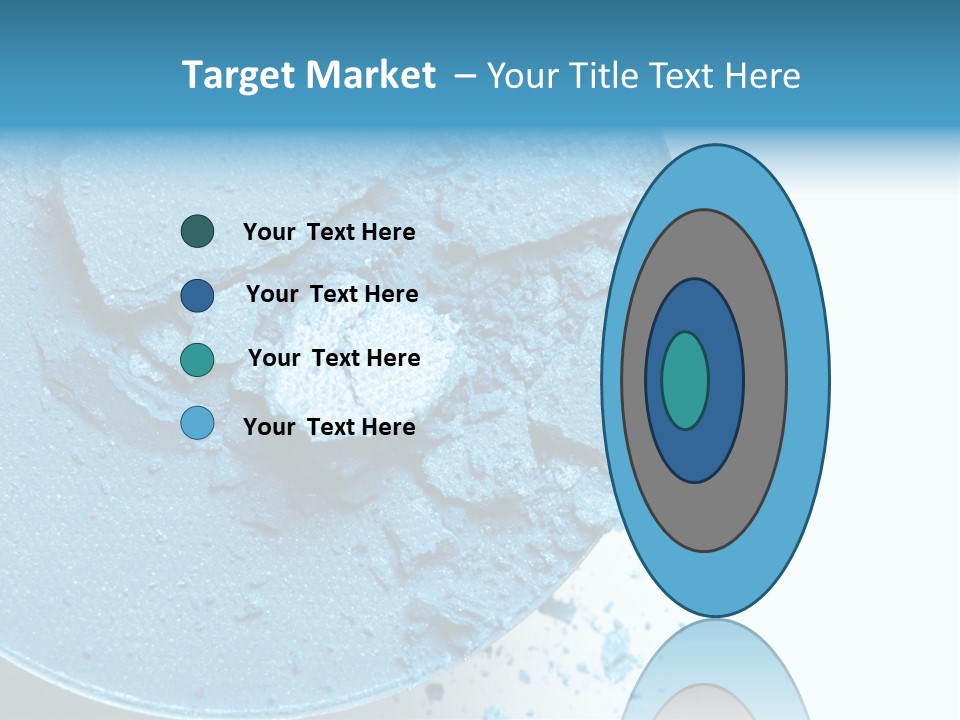 Crushed Eyeshadow PowerPoint Template