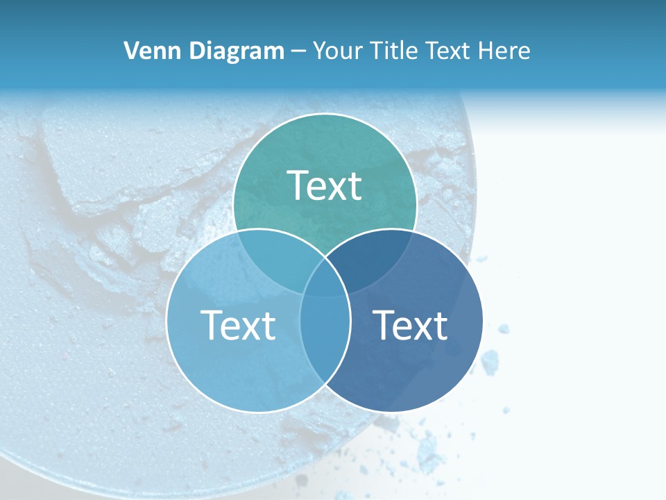 Crushed Eyeshadow PowerPoint Template