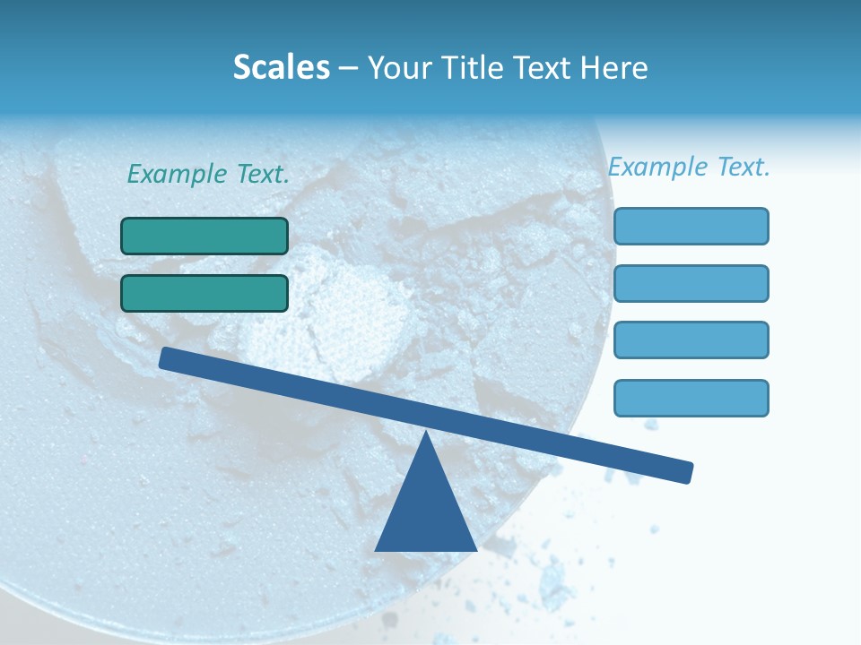 Crushed Eyeshadow PowerPoint Template