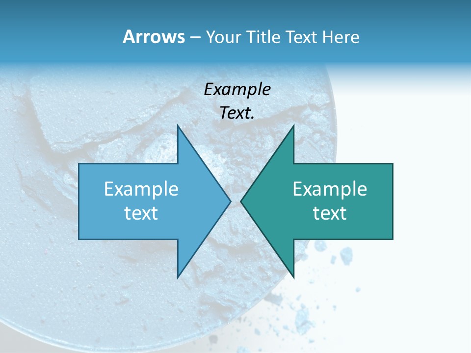 Crushed Eyeshadow PowerPoint Template