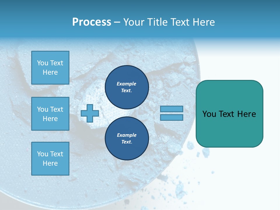 Crushed Eyeshadow PowerPoint Template