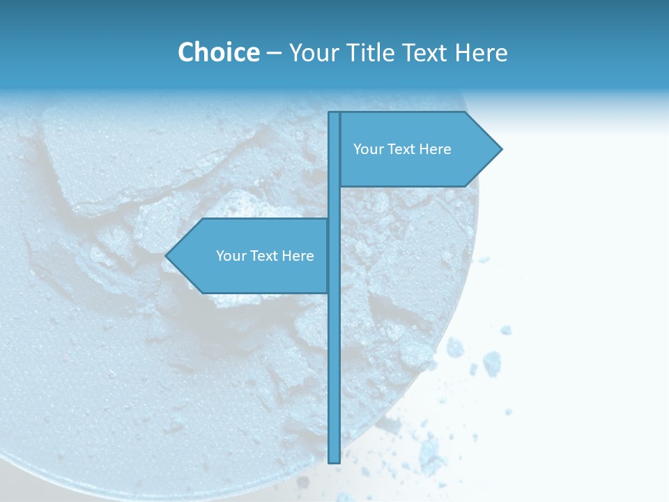 Crushed Eyeshadow PowerPoint Template
