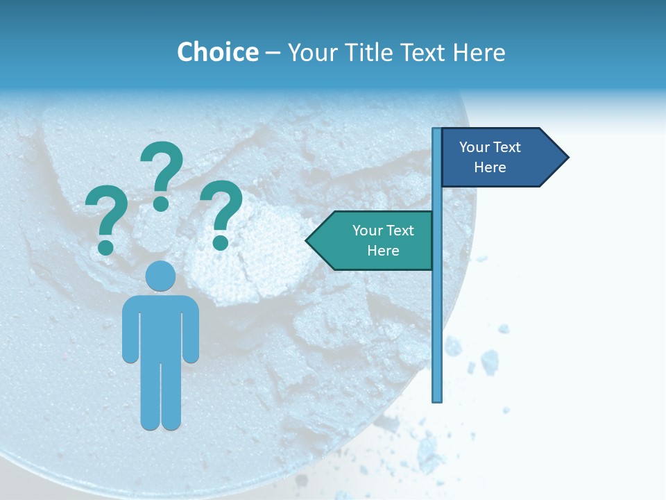 Crushed Eyeshadow PowerPoint Template