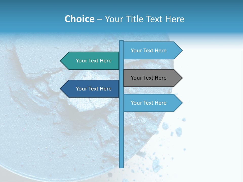Crushed Eyeshadow PowerPoint Template