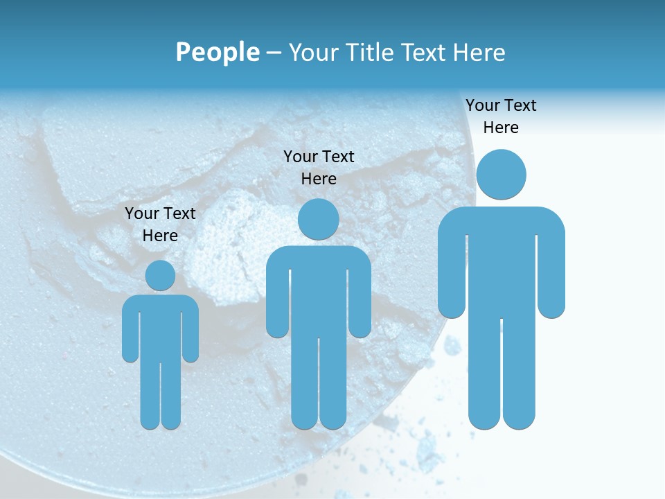 Crushed Eyeshadow PowerPoint Template