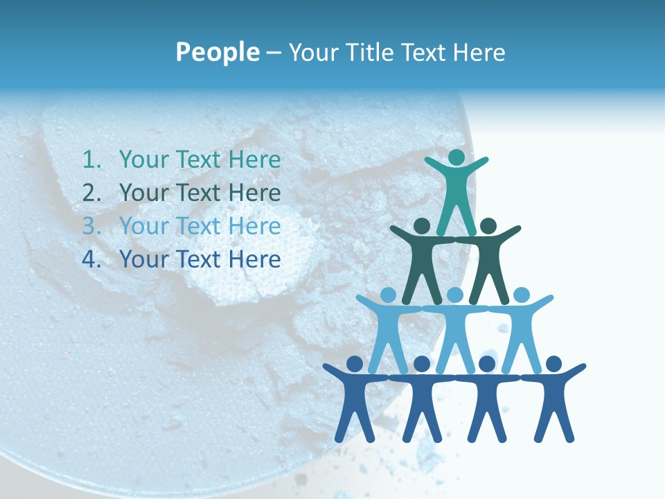 Crushed Eyeshadow PowerPoint Template