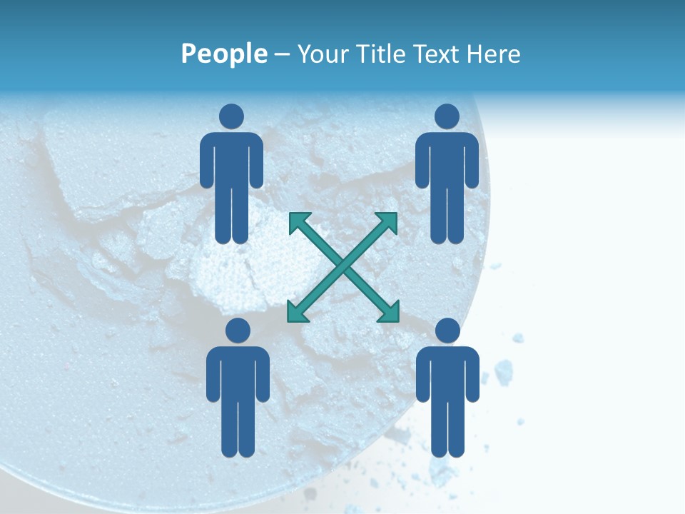 Crushed Eyeshadow PowerPoint Template