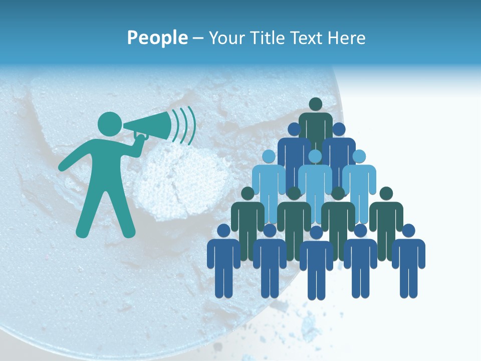 Crushed Eyeshadow PowerPoint Template