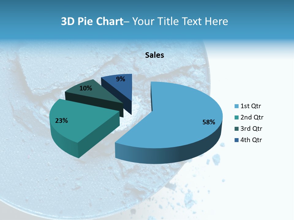 Crushed Eyeshadow PowerPoint Template