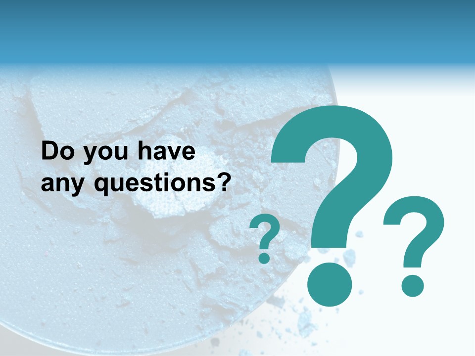 Crushed Eyeshadow PowerPoint Template