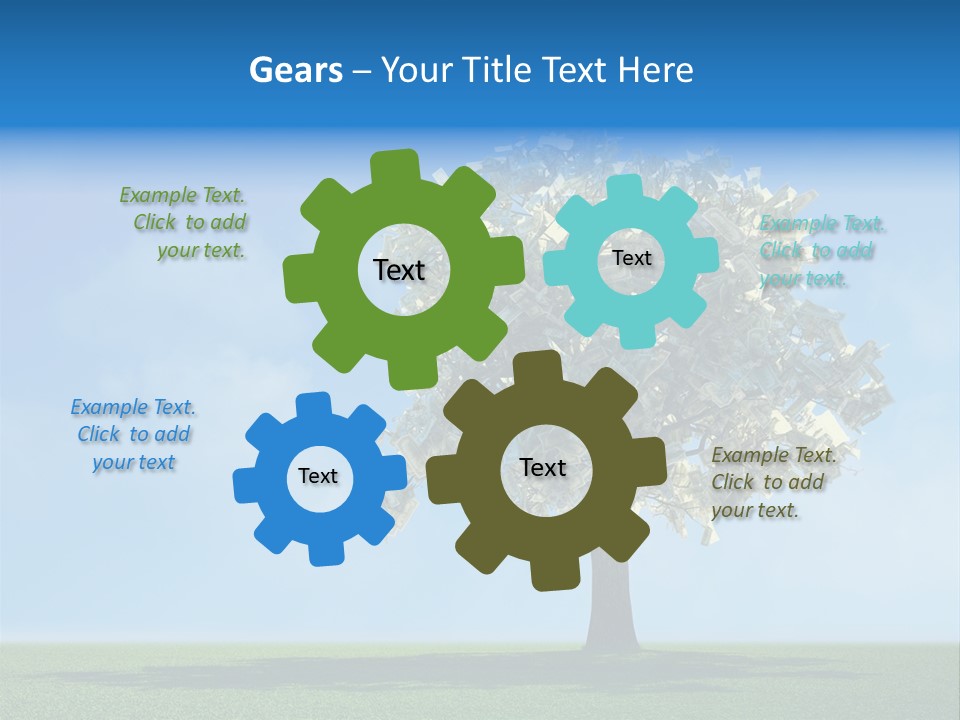 Green Project Management PowerPoint Template