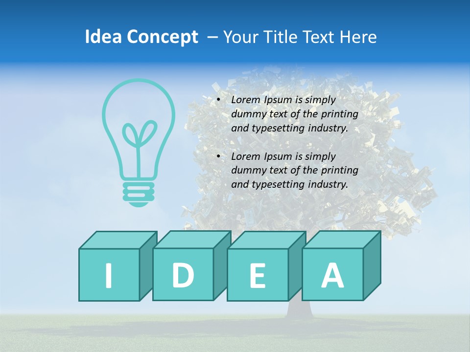 Green Project Management PowerPoint Template