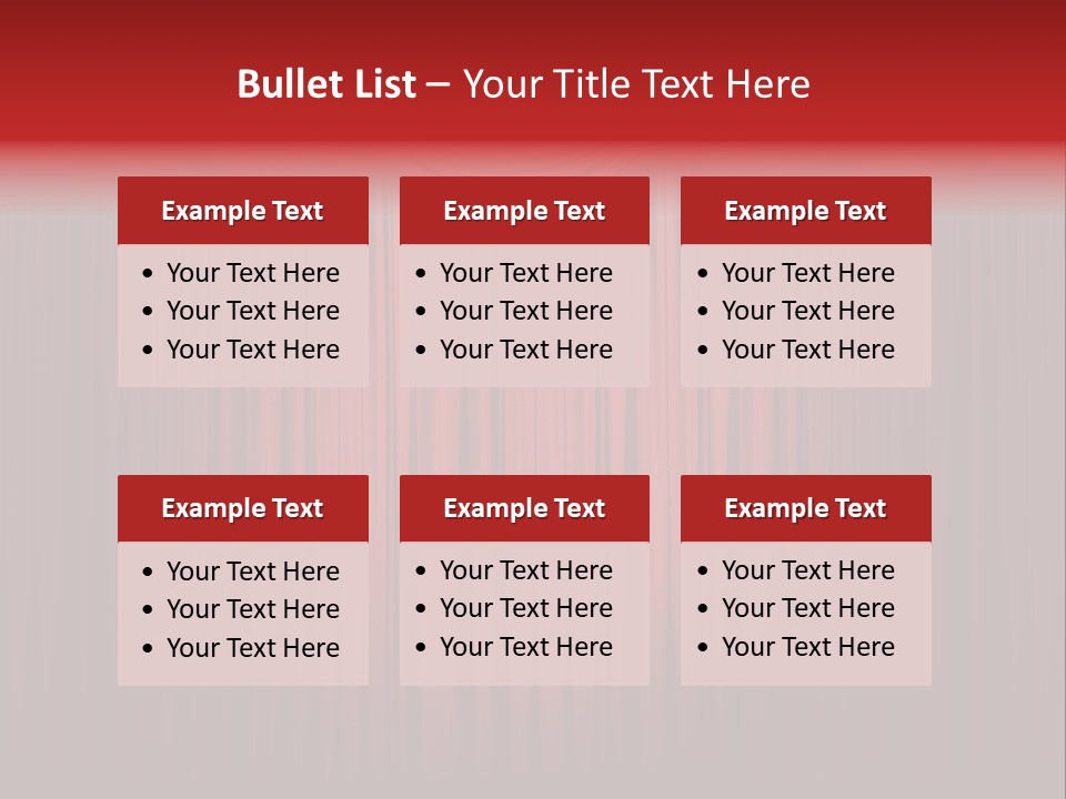Spotlight Performance Velvet PowerPoint Template