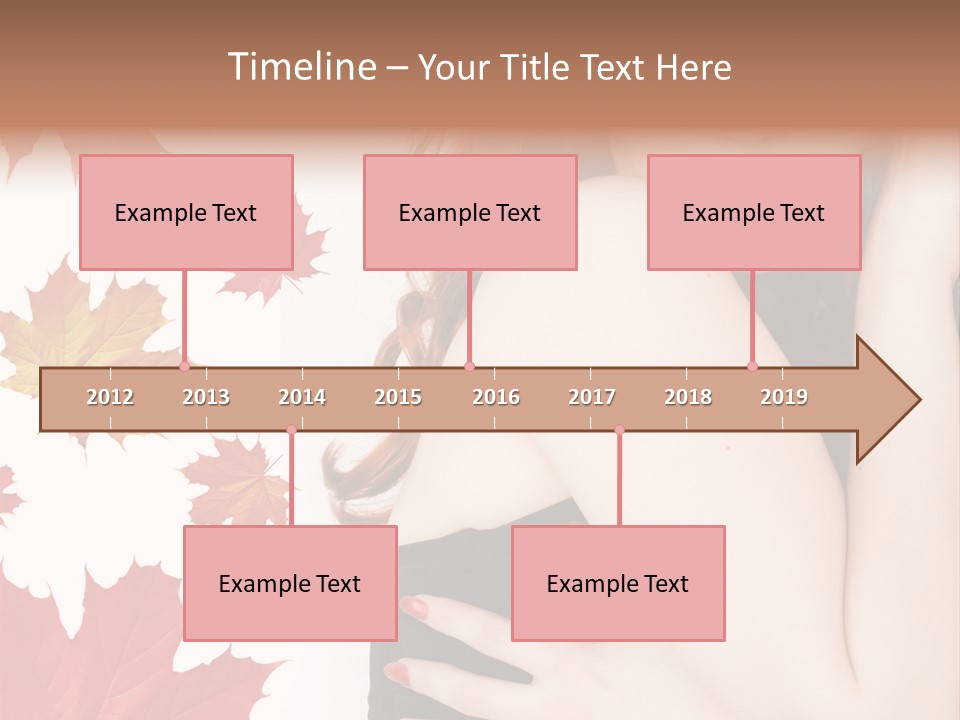 Woman With Red Hair PowerPoint Template