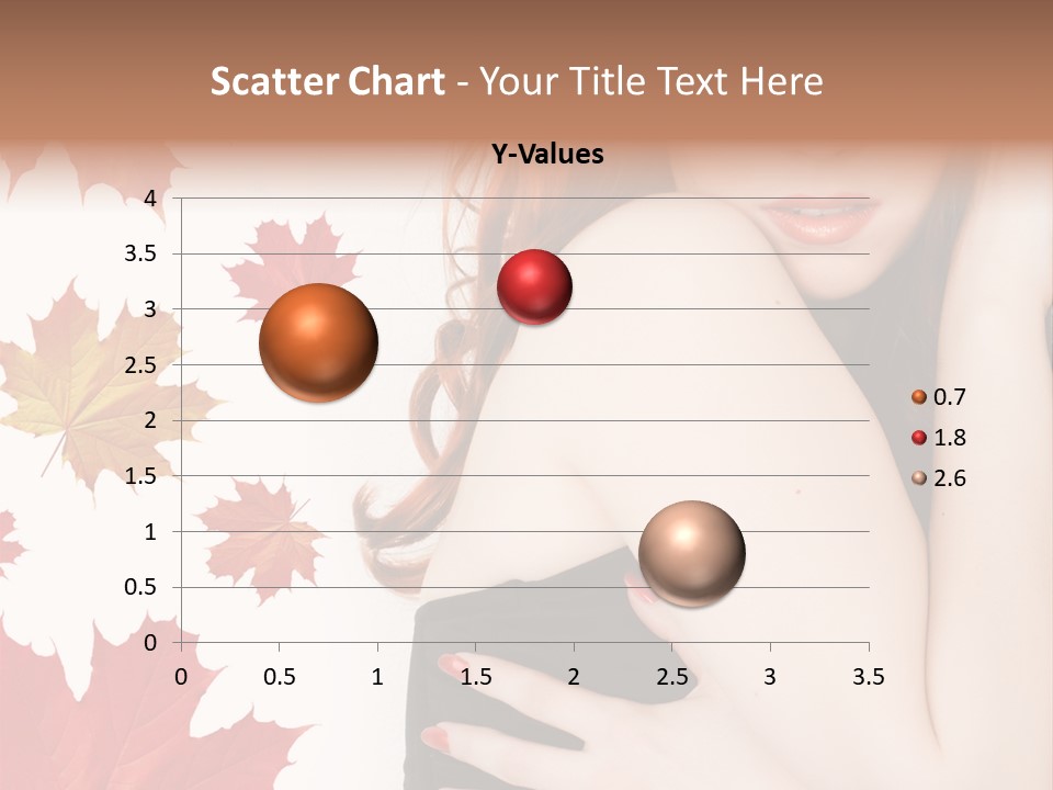 Woman With Red Hair PowerPoint Template