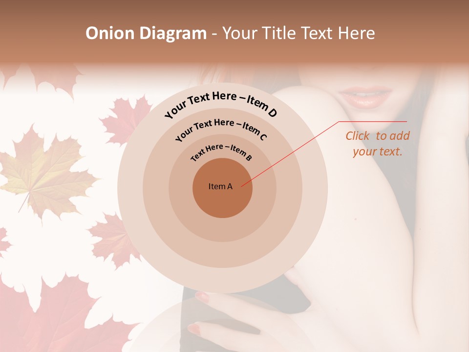 Woman With Red Hair PowerPoint Template