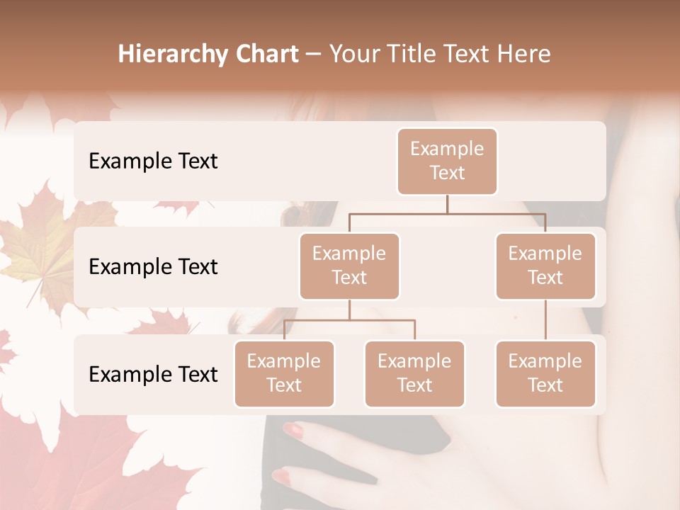 Woman With Red Hair PowerPoint Template